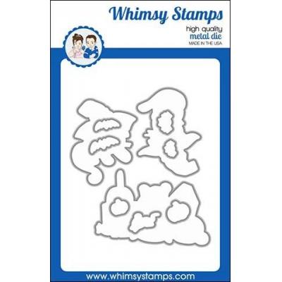 Whimsy Stamps Outline Die Set - Hocus Pocus Kittens
